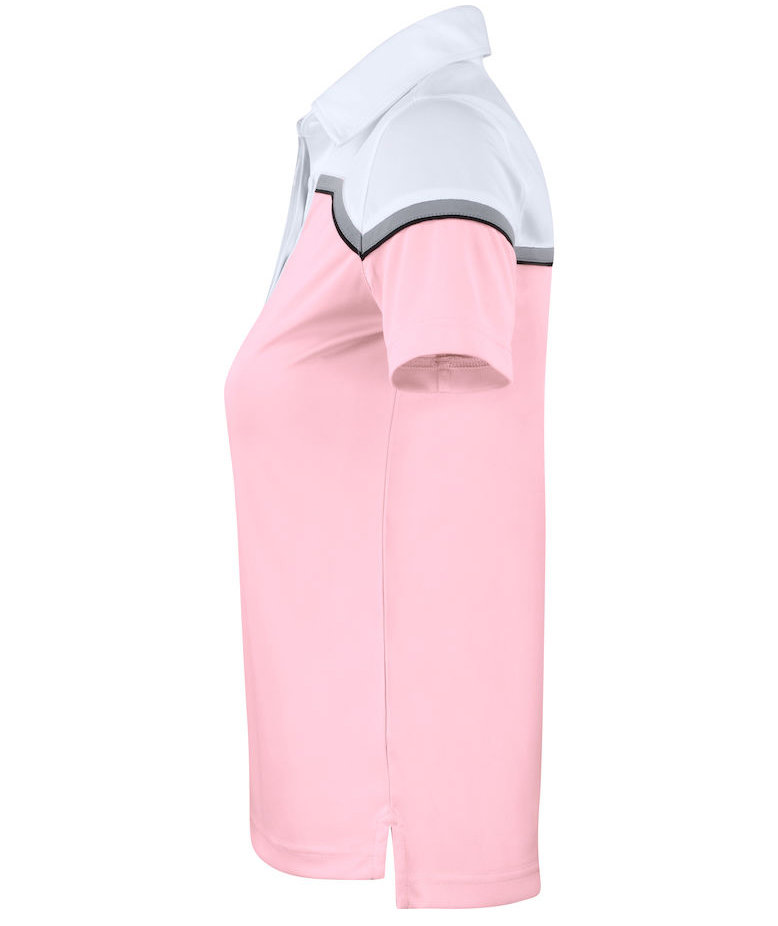 Cutter & Buck Seabeck pik&eacute;tr&ouml;ja dam, Pink/Vit, large image number 3