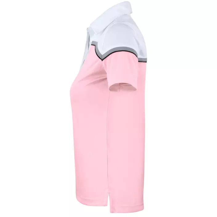 Cutter & Buck Seabeck Damen Poloshirt, Pink/Weiß, large image number 3
