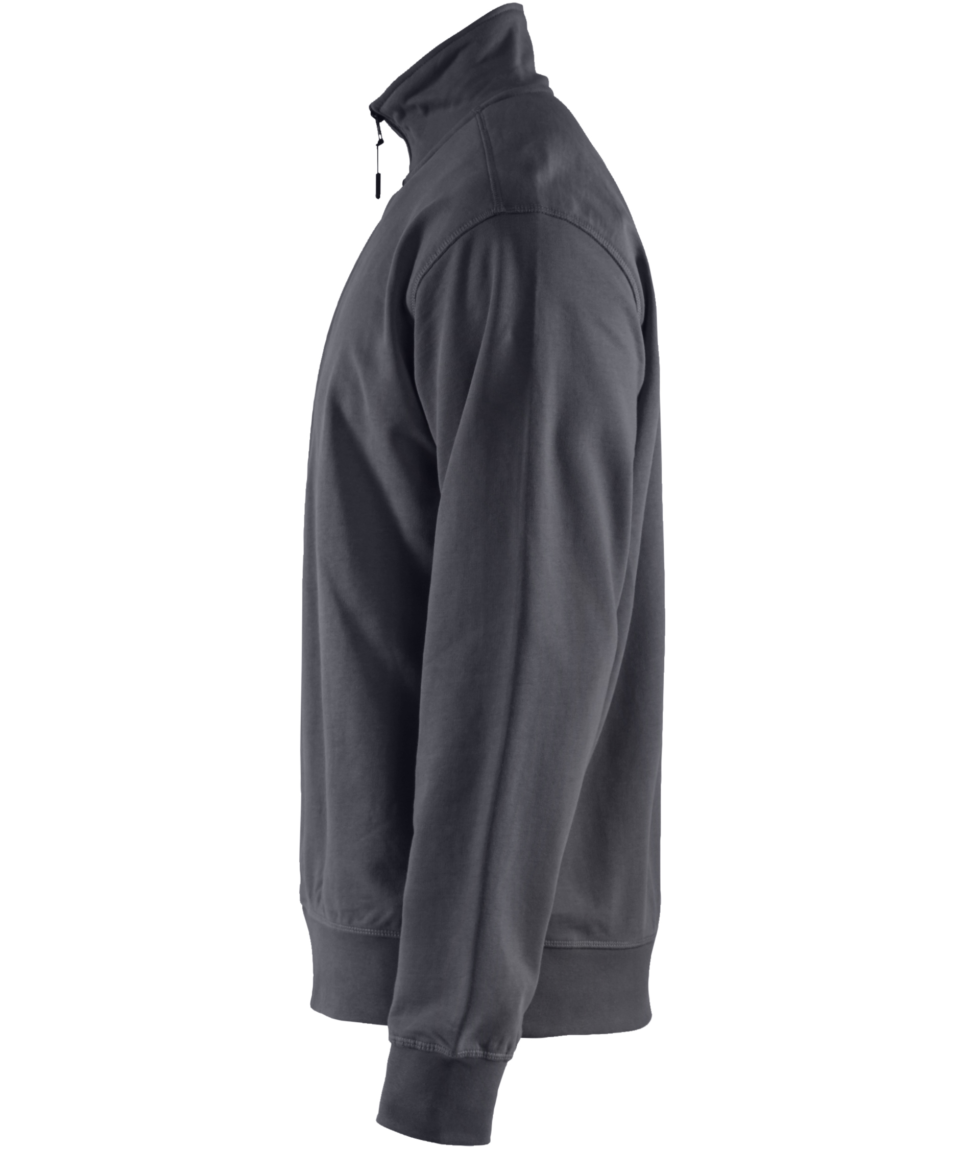 Bl&aring;kl&auml;der sweatshirt with halfzip, Middlegrey, large image number 3