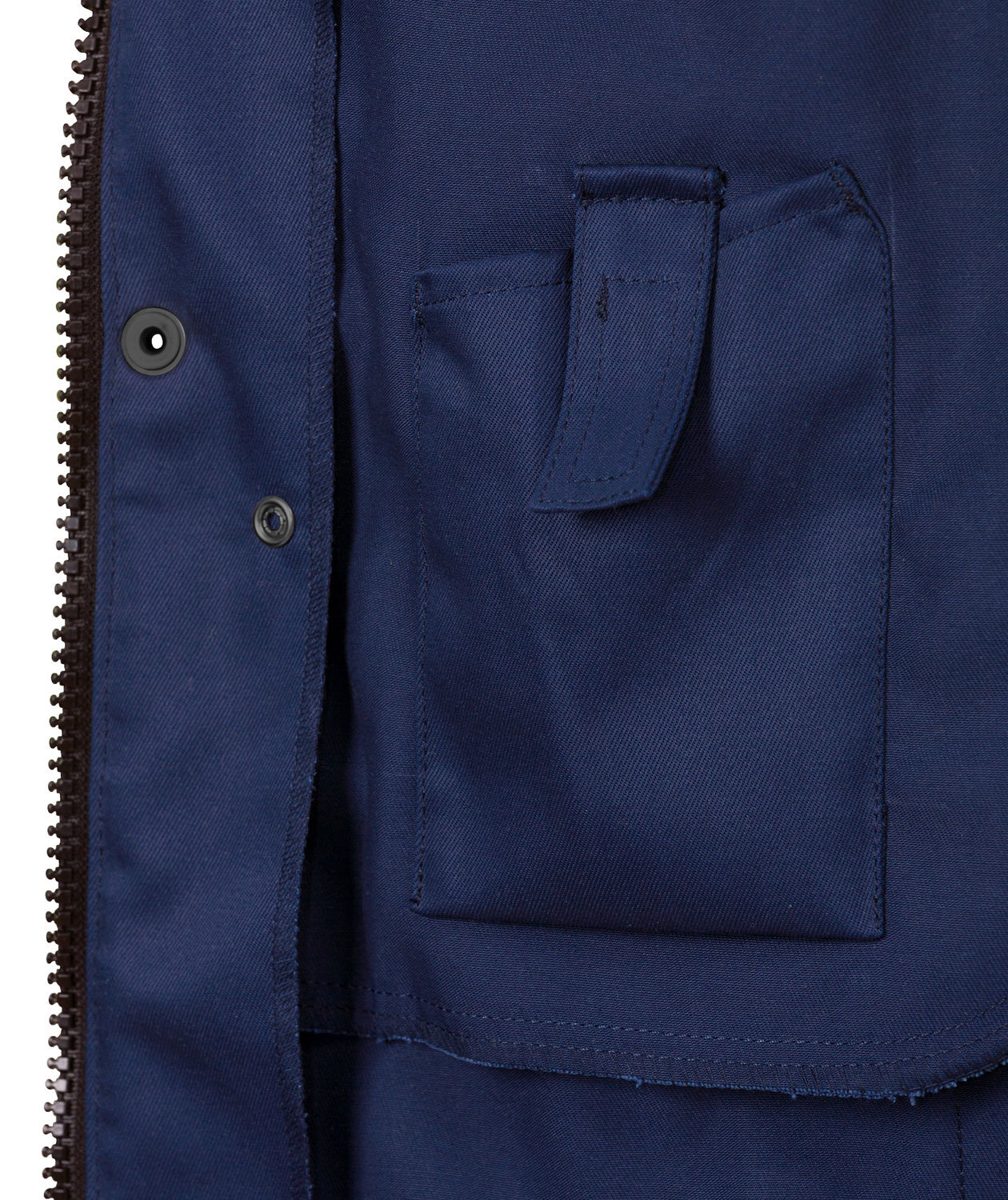 Fristads work jacket 4026, Hi-vis Yellow/Marine, large image number 4