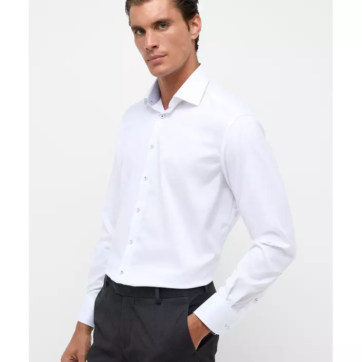 Eterna Gentle Comfort fit skjorte, White , large image number 1