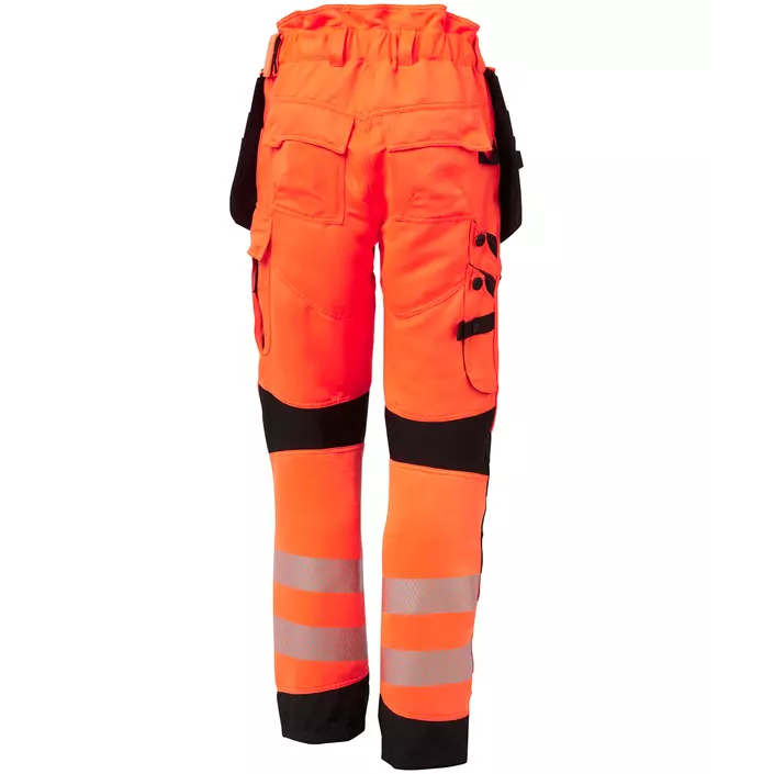 Viking Rubber Evosafe craftsman trousers, Hi-Vis Orange/Black, large image number 1