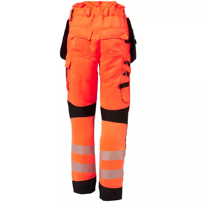 Viking Rubber Evosafe craftsman trousers, Hi-Vis Orange/Black, large image number 1