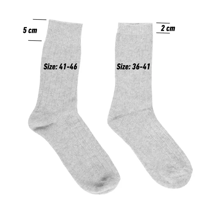 3-pack socks with merino wool, Blood red, large image number 2