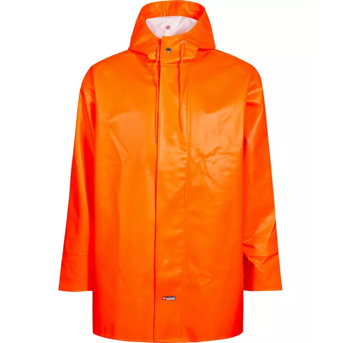 Lyngsøe PVC rain jacket, Hi-vis Orange, large image number 0