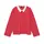 Vero Moda VMALMA langærmet polo T-shirt, Fiery Red/White, Fiery Red/White, swatch