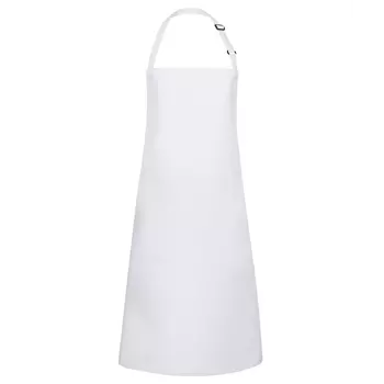 Karlowsky Basic water-repellent bib apron, White