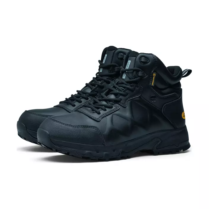 Shoes For Crews Callan Mid sikkerhedsstøvletter O6, Black, large image number 5