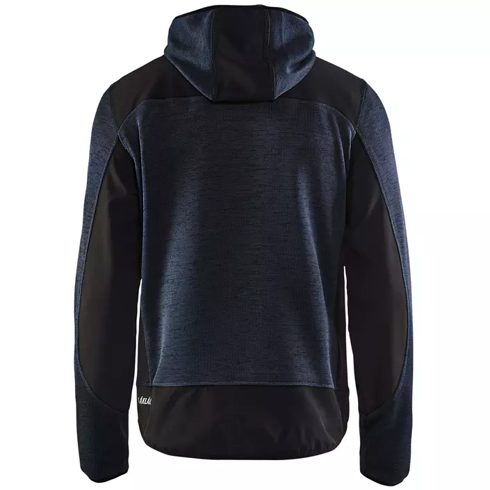 Blåkläder Gestrickte Softshelljacke X4930, Dunkel Marine/Gelb, large image number 1