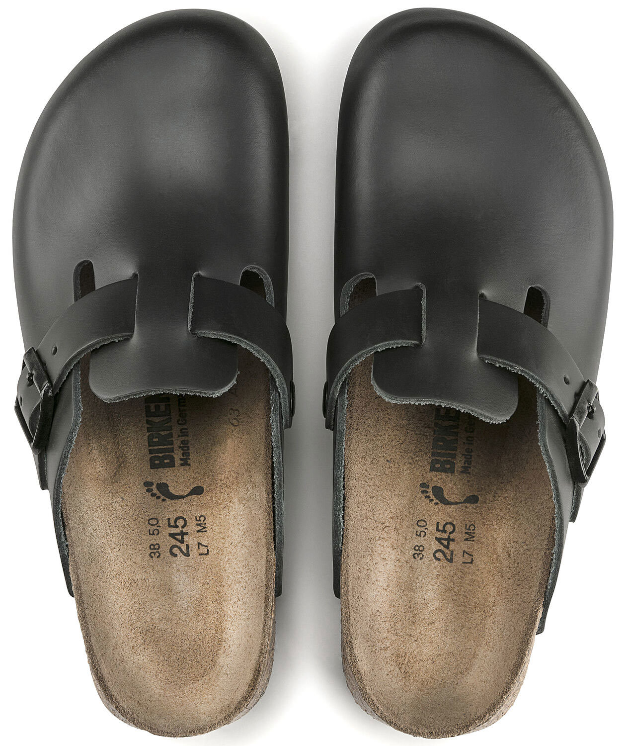 Birkenstock Boston Supergrip Narrow Fit sandals, Black, large image number 3