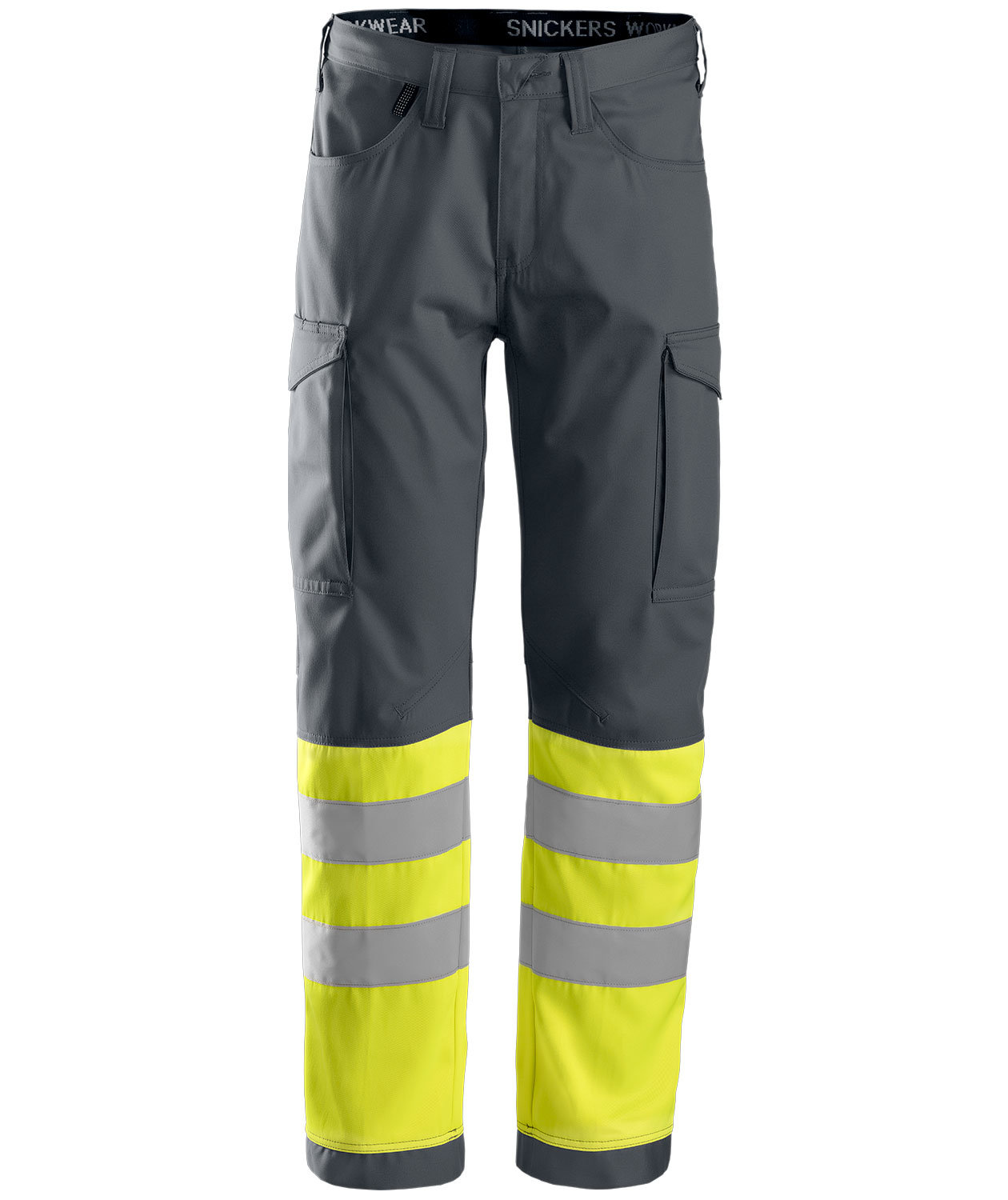Snickers work trousers 6900, Charcoal/Yellow