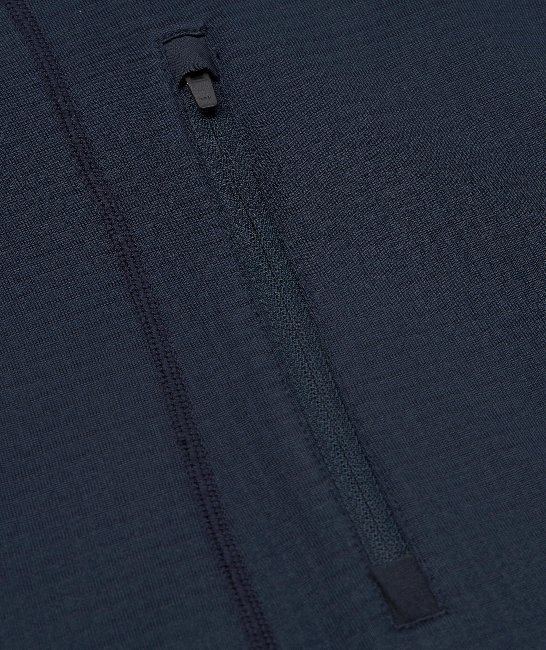 ID Stretch Komfort dame fleecetr&oslash;je, Navy, large image number 3