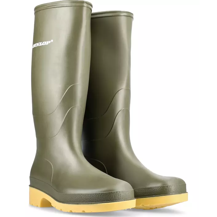 Dunlop Dull rubber boots for kids, Green, large image number 3