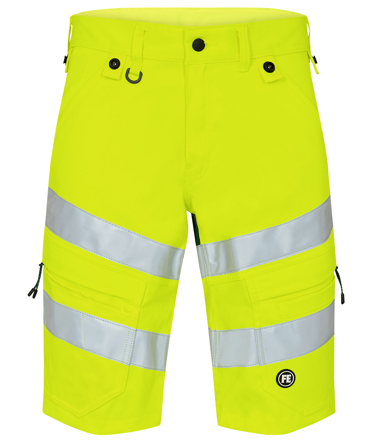 Engel Safety work shorts, Hi-vis yellow/Green, Hi-vis yellow/Green, swatch