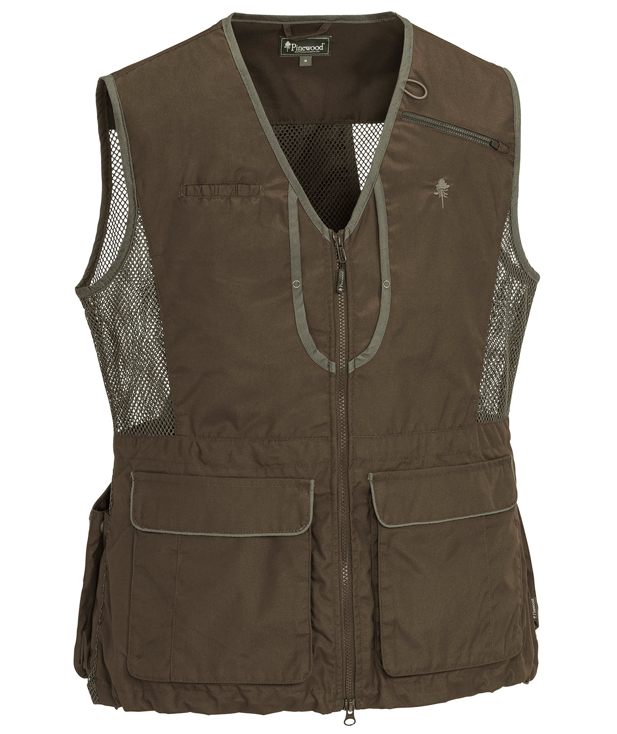 Pinewood Dog Sports 2.0 damevest, Suede Brown/dark olive