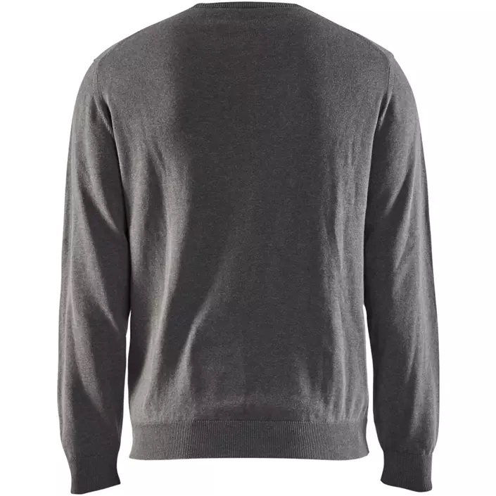 Blåkläder strikket genser, Svart melange, large image number 2