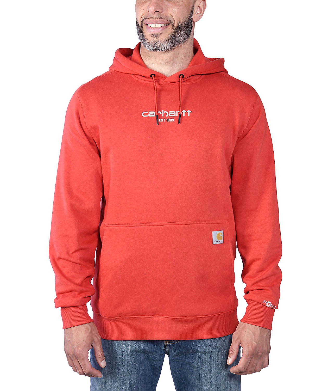 Carhartt Force Graphic Hoodie, Red Barn