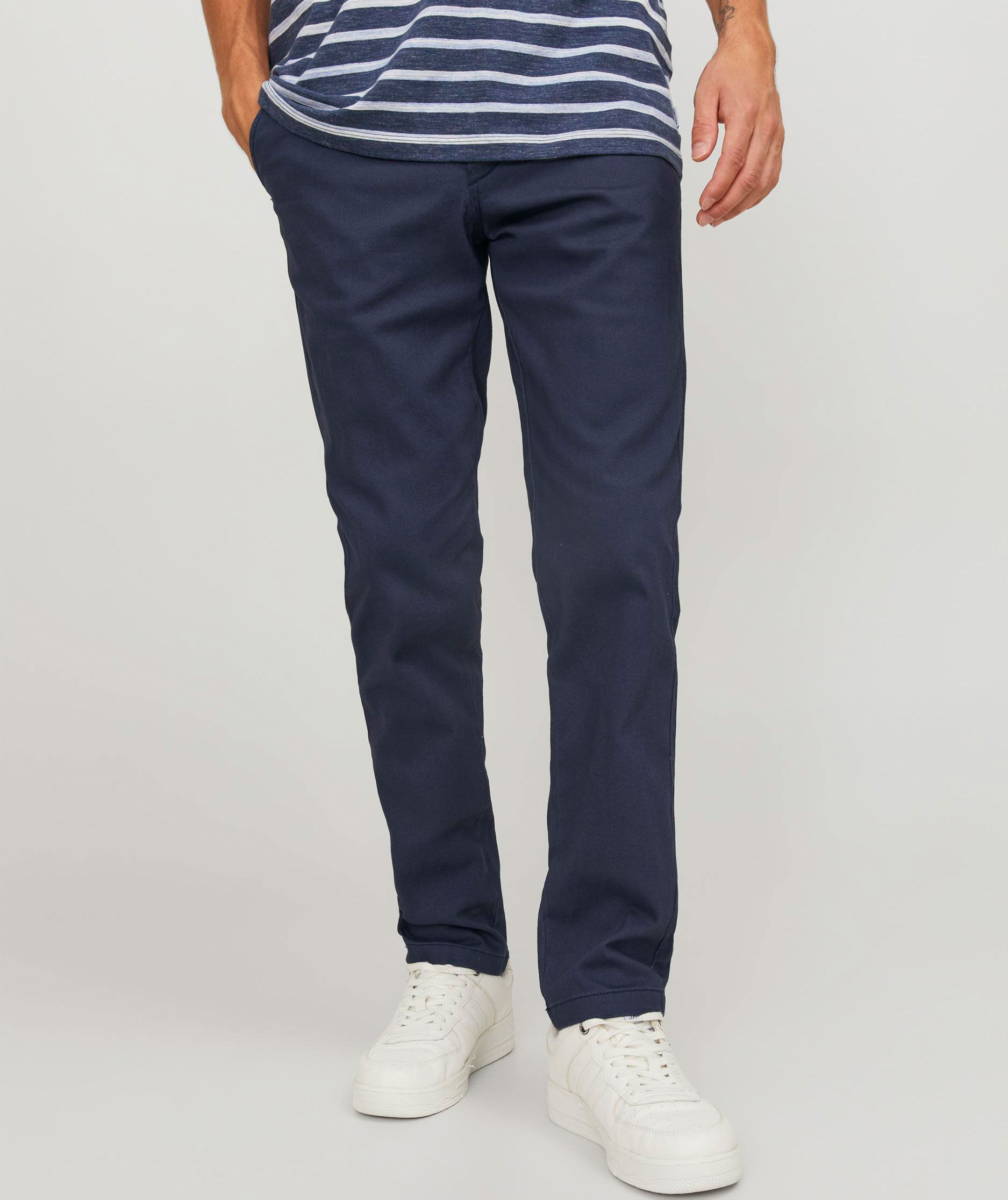 Jack & Jones JPSTMARCO JJDAVE 2-Pak Chinohose, Beige/Navy Blazer, Beige/Navy Blazer, large image number 7