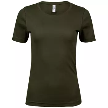 Tee Jays Interlock dame T-skjorte, Olivengrønn
