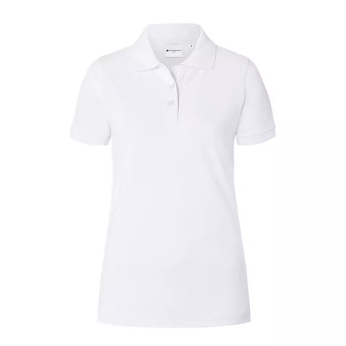 Karlowsky dame polo T-shirt, Hvid, large image number 0
