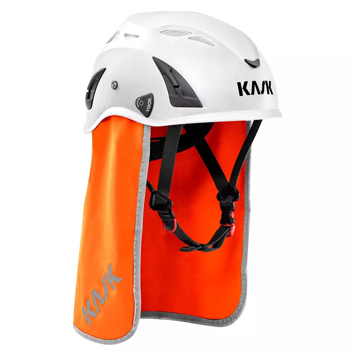 Kask neck guard for Plasma safety helmet, Hi-vis Orange, Hi-vis Orange, large image number 0