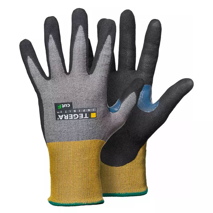 Tegera 8815 Infinity cut protection gloves Cut F, Black/Grey/Yellow, large image number 0