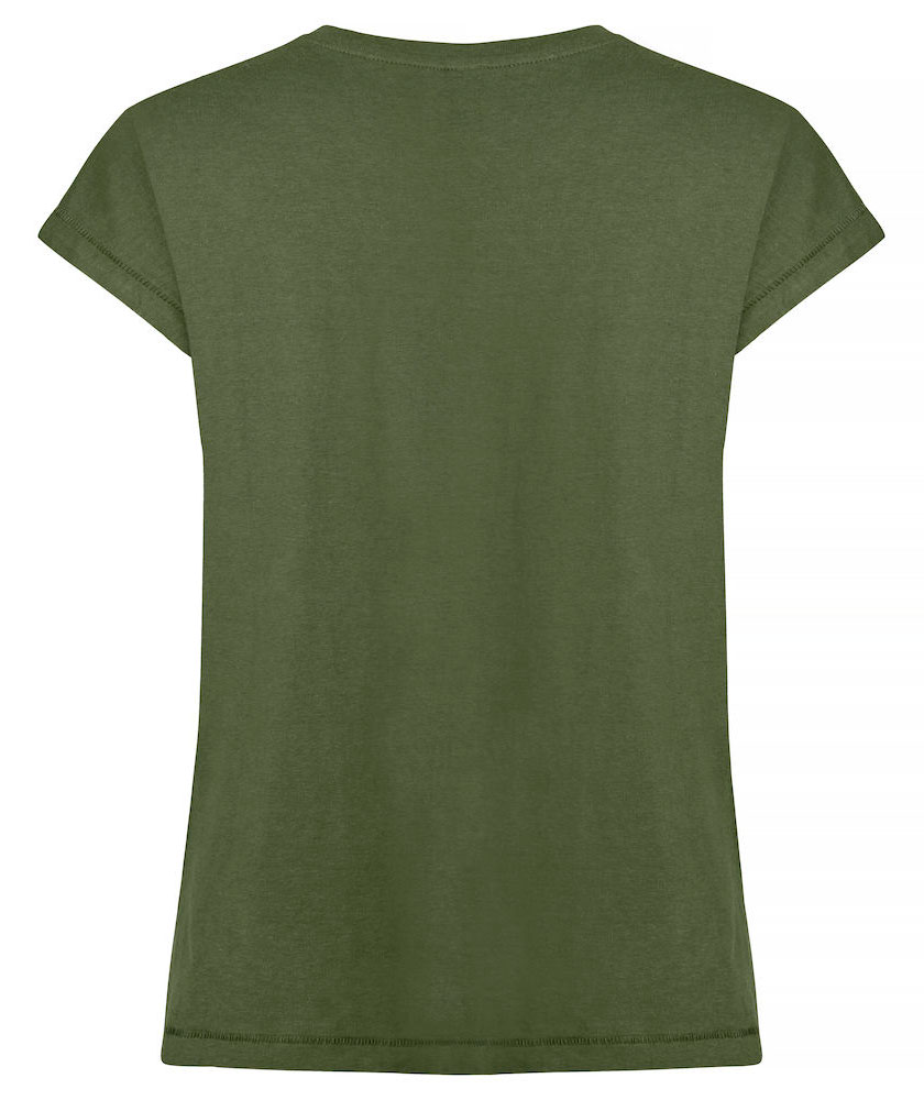 Clique Damen Fashion Top, Armee Gr&uuml;n, large image number 2