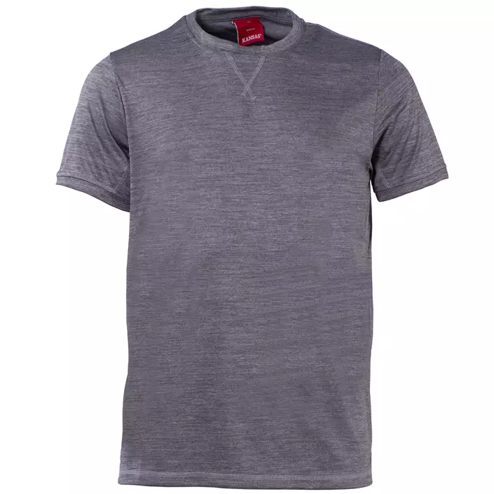 Kansas functional T-shirt 7455, Antracit Grey, large image number 0