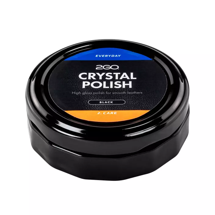 2GO Crystal polish Schuhcreme 50 ml, Black, Black, large image number 0