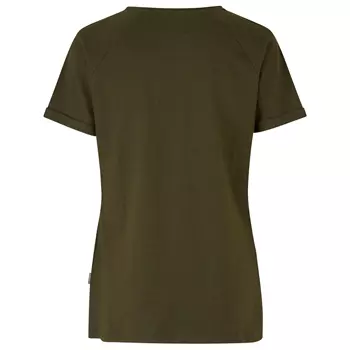 ID Core Slub dame T-skjorte, Olivengrønn