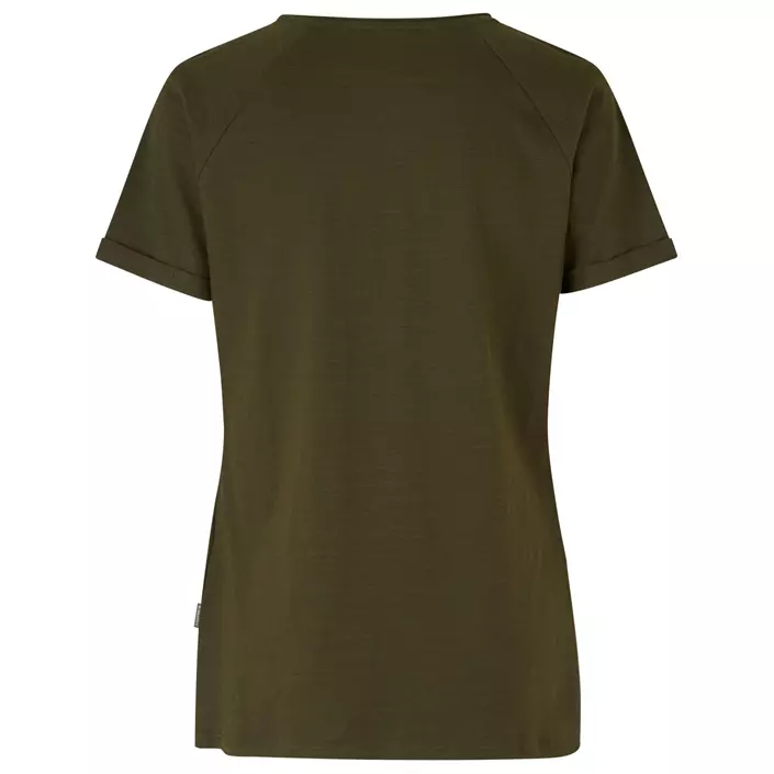 ID Core Slub women´s  T-shirt, Olive Green, large image number 1