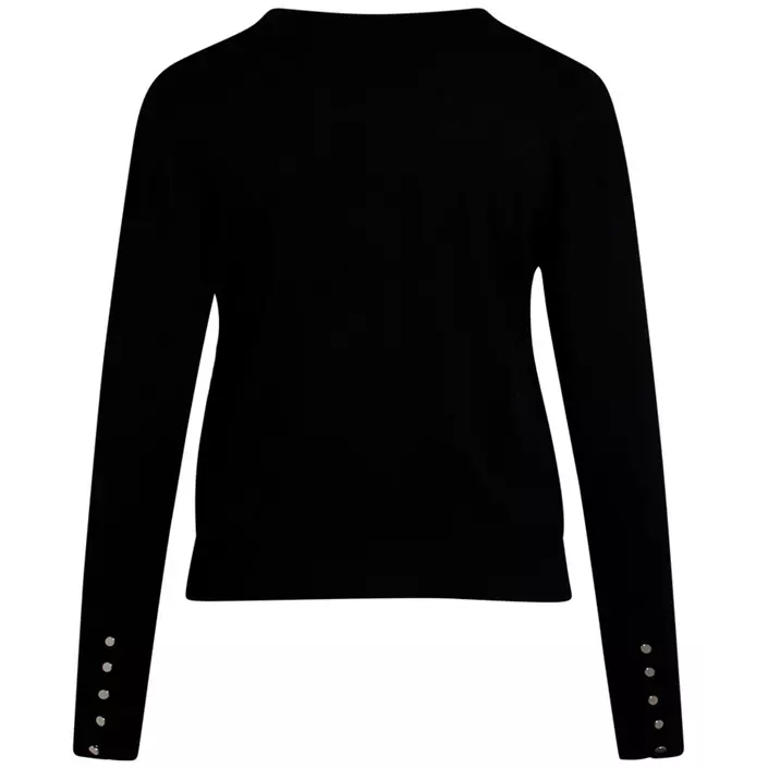 Claire Woman Camilla women's knitted cardigan, Black, large image number 1