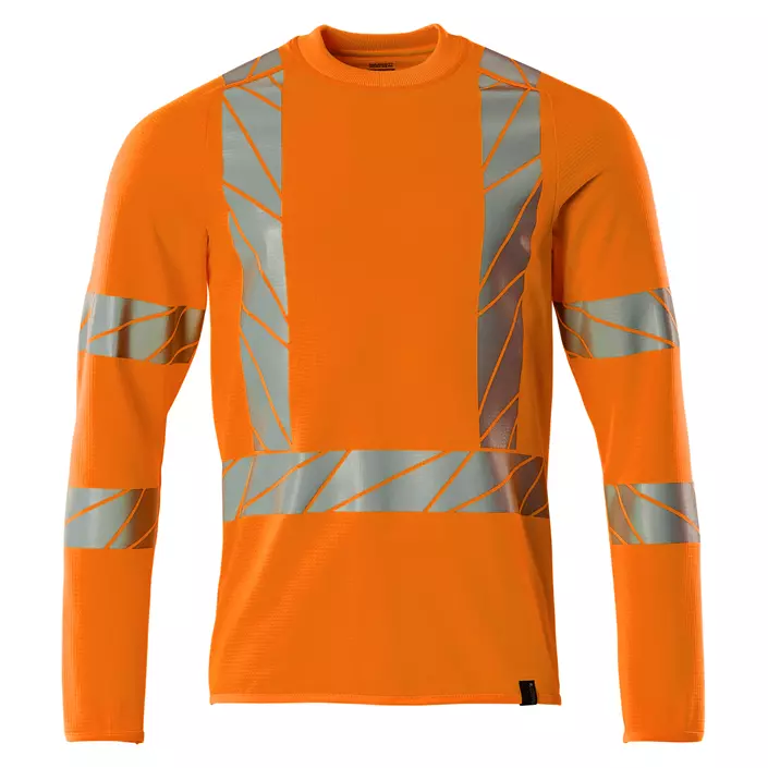 Mascot Accelerate Safe långärmad T-shirt, Varsel Orange, large image number 0