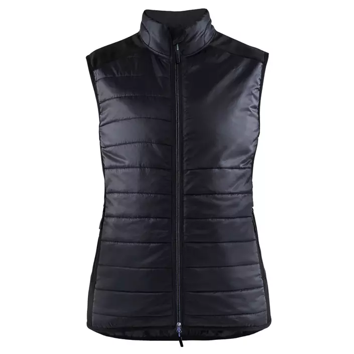 Blåkläder women's quilted vest, Black/Dark Grey, large image number 0