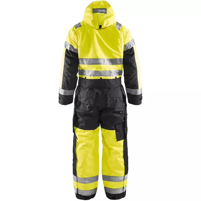 Blåkläder winter coverall, Hi-vis Yellow/Black, large image number 2