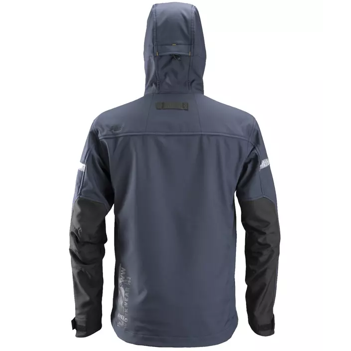 Snickers AllroundWork softshell jacket 1229, Marine Blue/Black, large image number 1