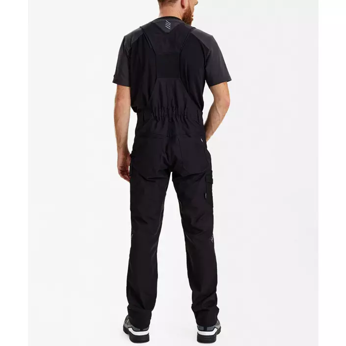 Engel Entire hängselbyxa, Black, large image number 4