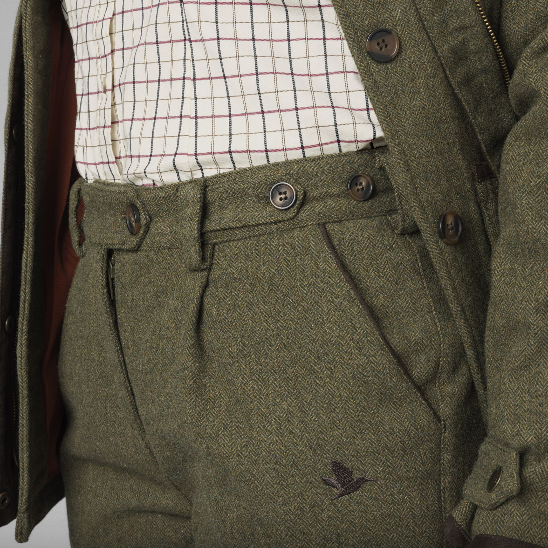 Seeland Hillside Harriet dame knickers med uld, Moss green, large image number 7