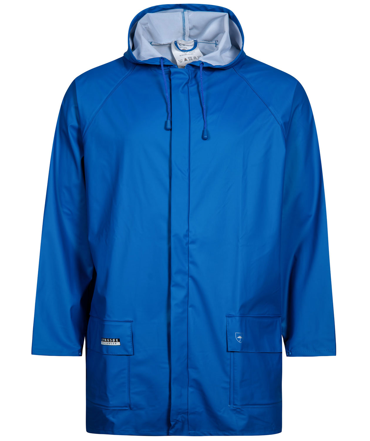 Lyngs&oslash;e PU regnjakke, Kongebl&aring;, Kongebl&aring;, swatch