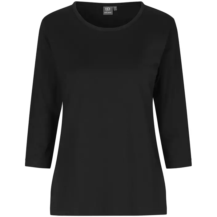 ID PRO Wear 3/4 sleeved women's T-shirt, Black, large image number 0
