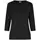 ID PRO Wear 3/4 sleeved women's T-shirt, Black, Black, swatch