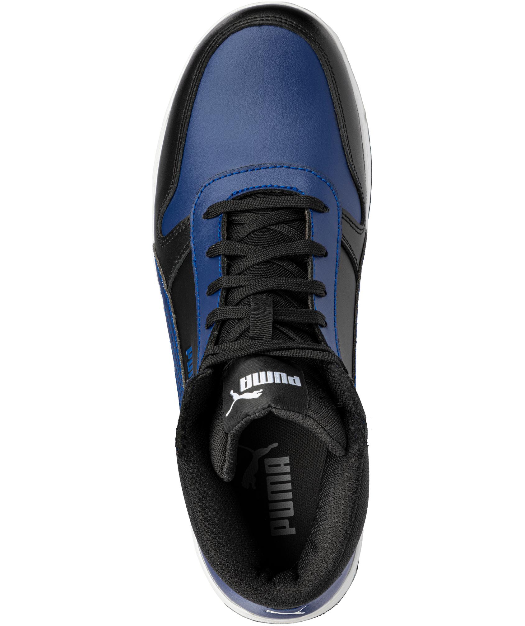 Puma Frontcourt Mid skyddsk&auml;ngor S3L, Svart/Marinbl&aring;, large image number 3