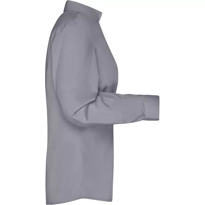 James & Nicholson modern fit women's shirt, Grey, large image number 2