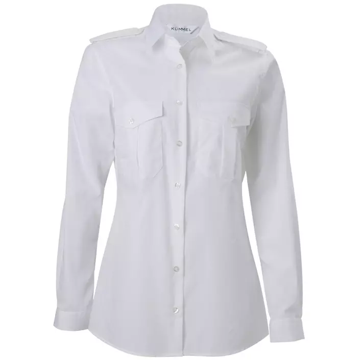 Kümmel Lisa Classic fit dame pilotskjorte, Hvid, large image number 0
