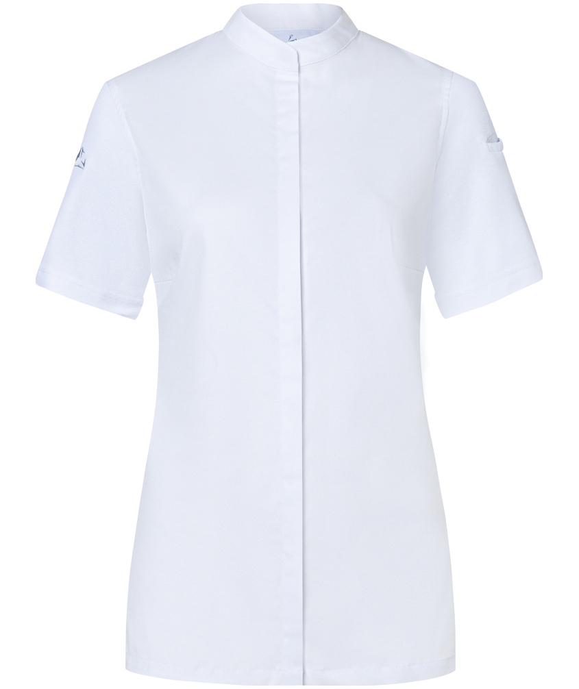 Karlowsky DIAMOND CUT&reg; Avantgarde short-sleeved women's chef jacket, White, large image number 0