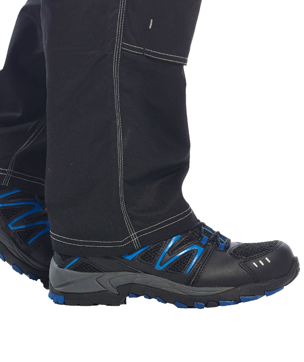 Portwest FC67 Steelite Vistula Trainer safety shoes S1P, Black/Blue, large image number 2