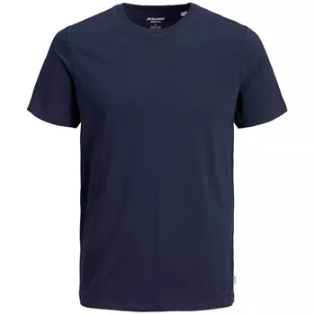 Jack & Jones JJEORGANIC Basic Plus Size T-shirt, Navy Blazer