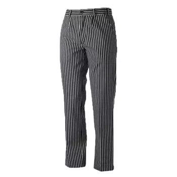 Toni Lee Master chefs trousers, Black/White Striped