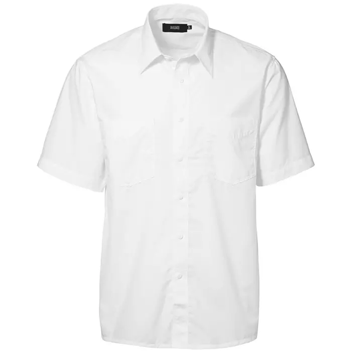 ID Game Comfort fit kortärmad arbetsskjorta / caféskjorta, Vit, large image number 0