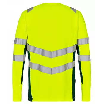 Engel Safety långärmad T-shirt, Varsel Gul/Grön